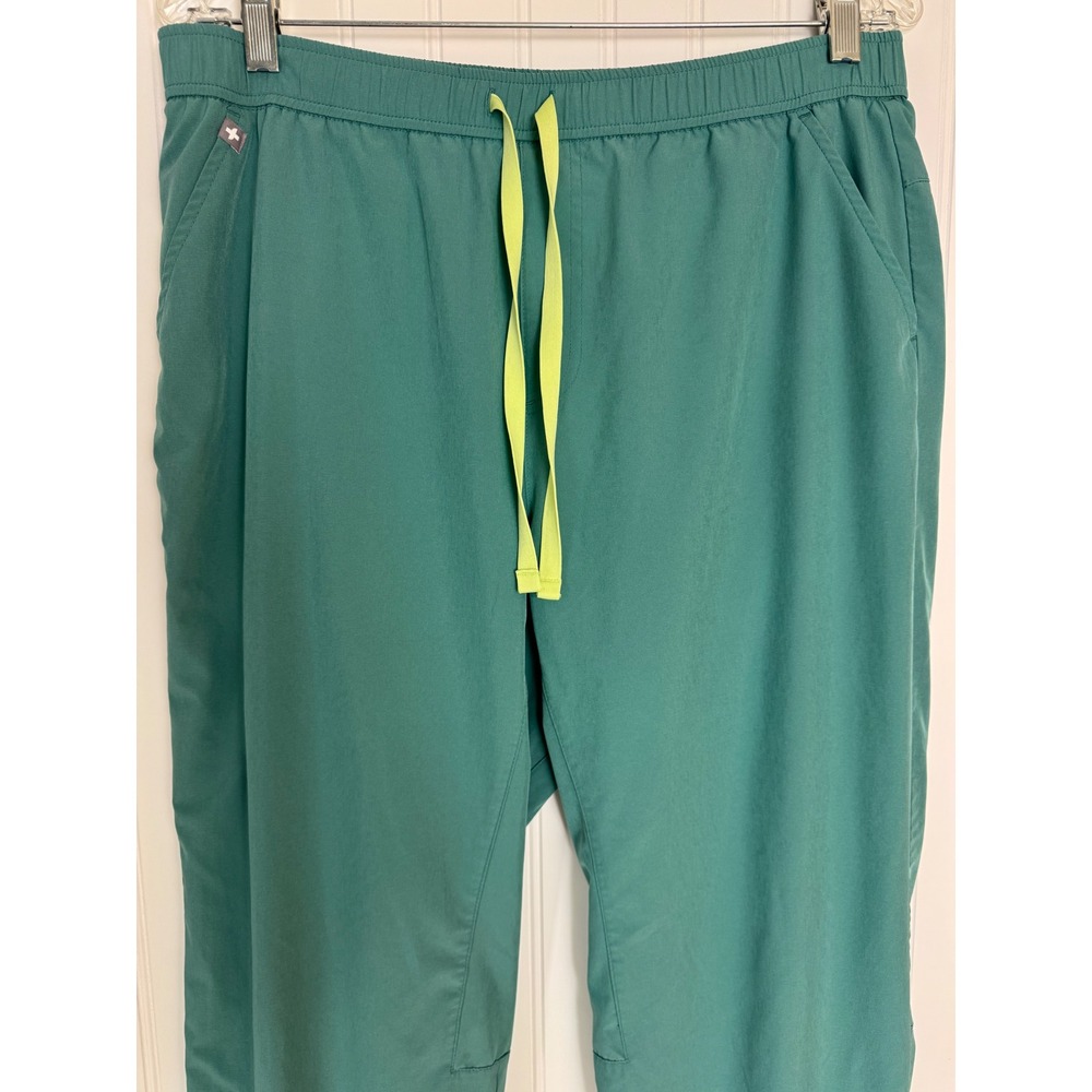 FIGS Technical Collection Mens M Green Jogger Scrub Pants M21SW2036 Pockets - Picture 2 of 10